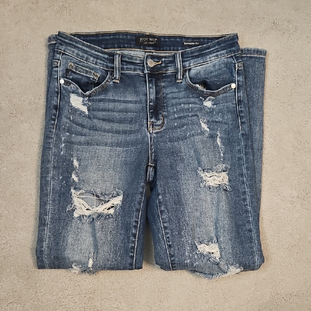 Ripped Blue Jeans